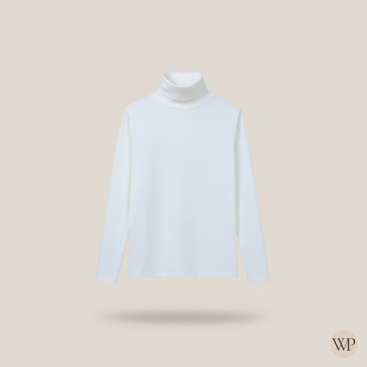 High-Neck Long Sleeve Top