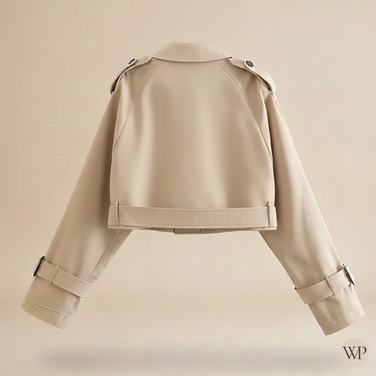 Vintage Chic Belted Trench Coat